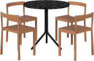 Baxter - Poseidon Cafe Table Package - 4 Chairs